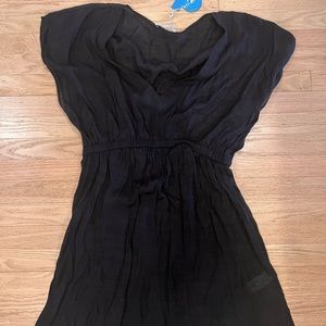 NWT Black swim cover up